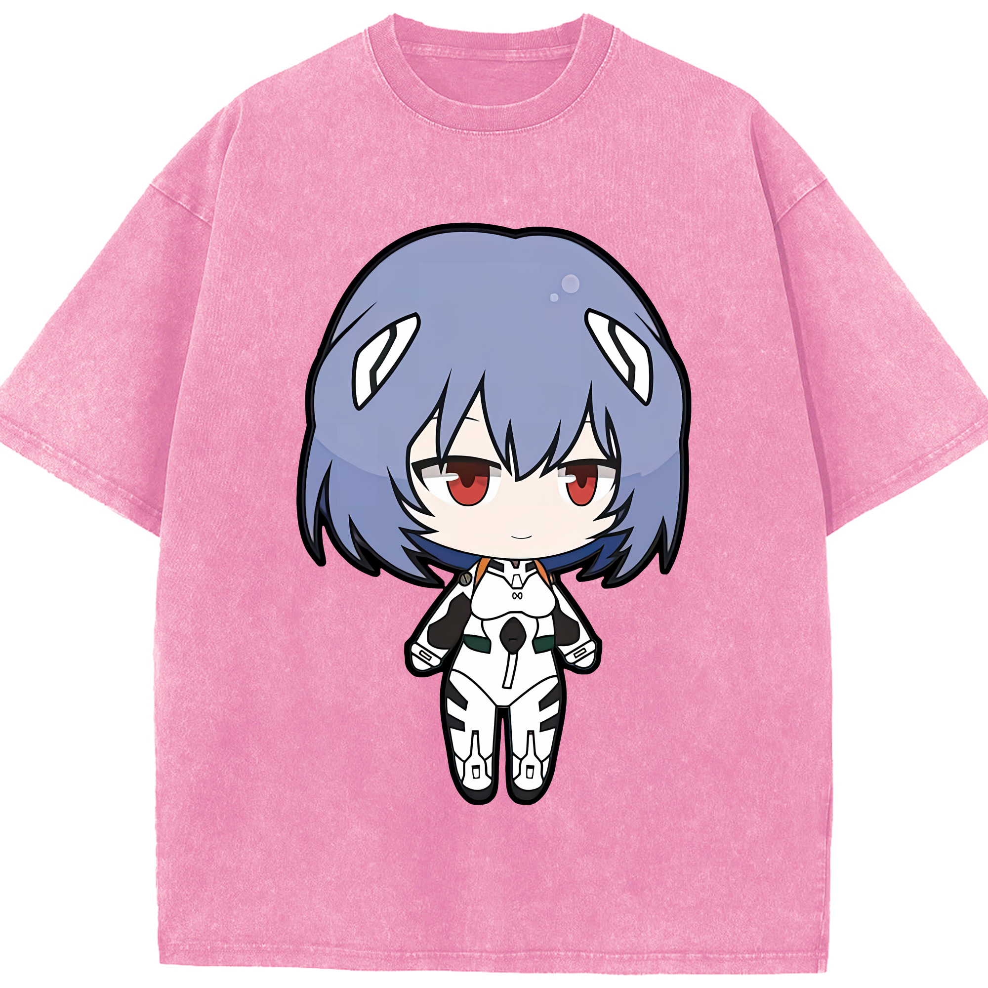 （画像用） EVA 新世紀エヴァンゲリオン 綿100% ヴィンテージ風 半袖Tシャツ（フロントプリント）